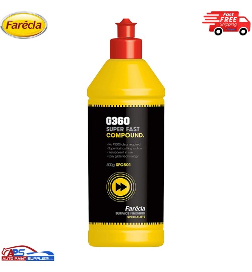 SFC501 G360 FARECLA SUPER FAST PREMIUM EASY GLIDE COMPOUND - 500ML